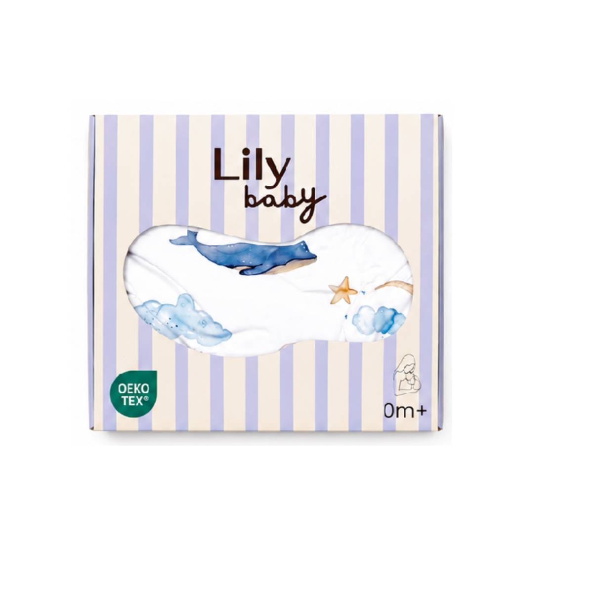 ผ้าห่มสำหรับเด็ก LILY BABY วาฬสีนํ้าเงิน_0